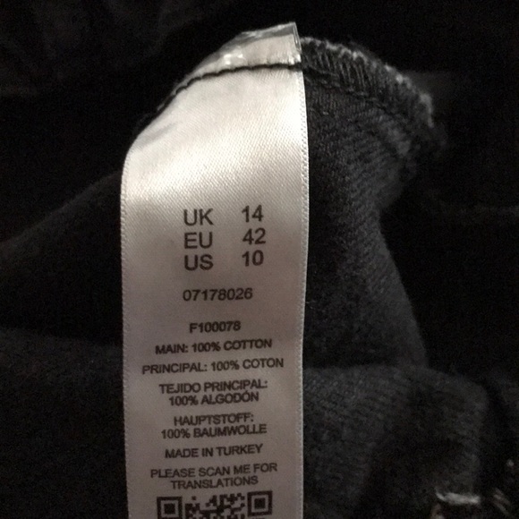 ASOS maternity black cropped flare fringe jeans - Picture 6 of 6